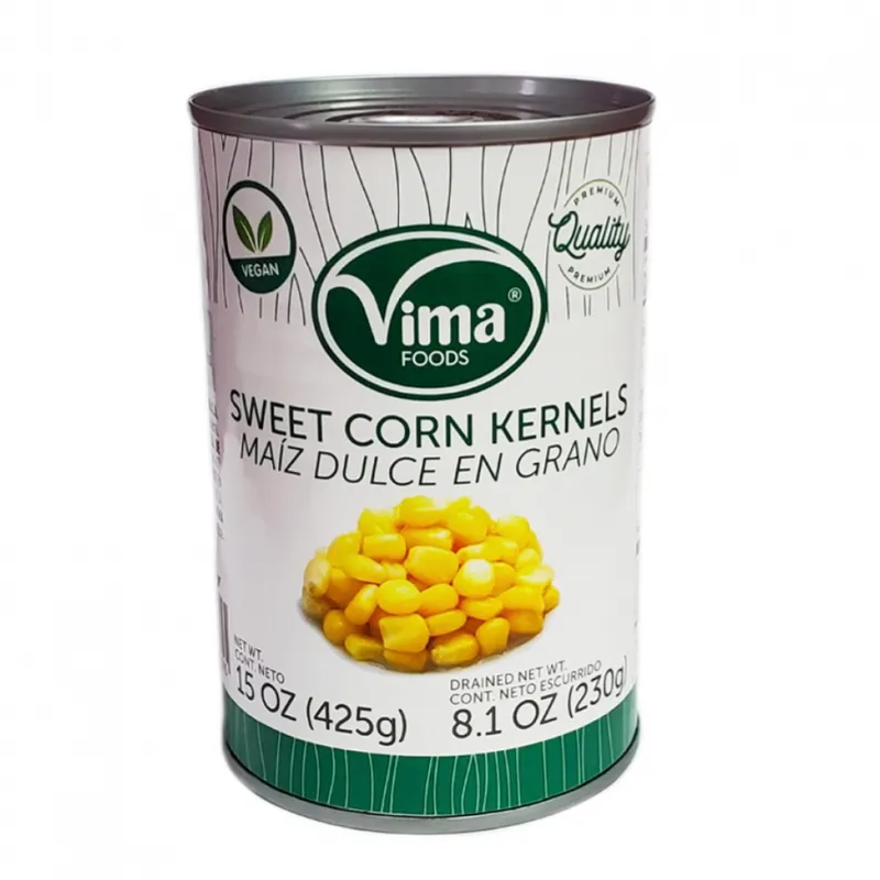 Lata de maíz dulce en grano