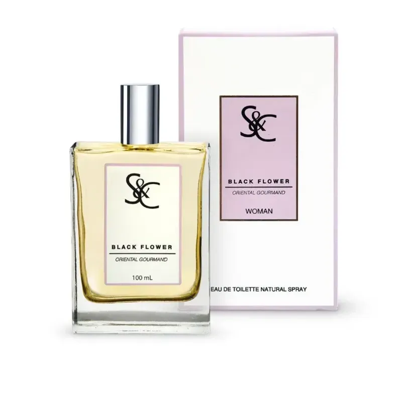 S&C Black Flower
