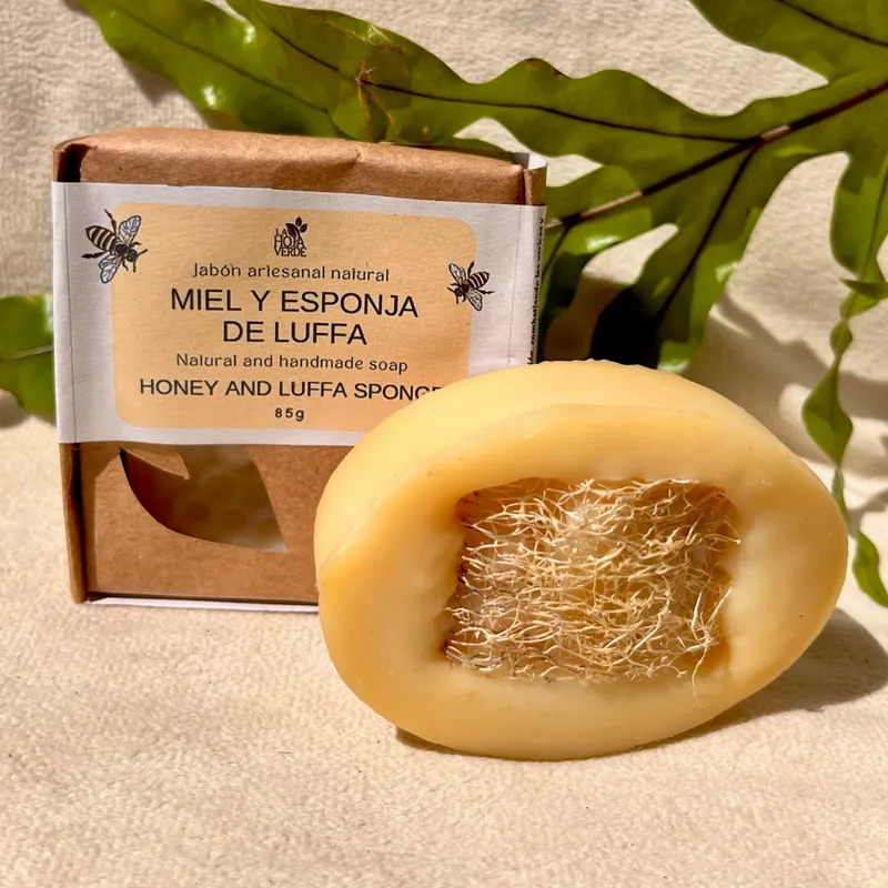 Jabón de Miel y Esponja de Luffa 