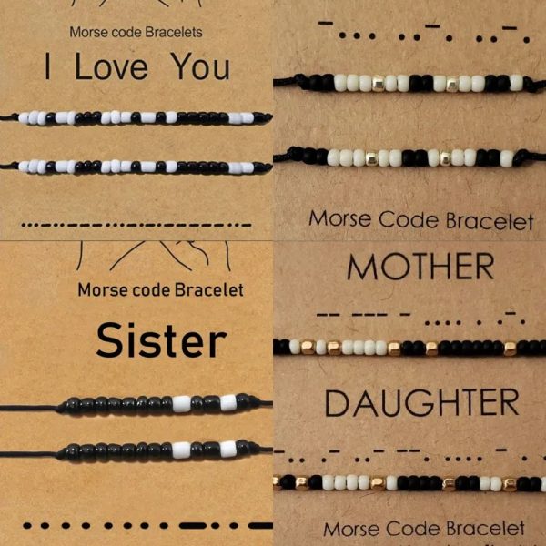 Pulseras Código Morse