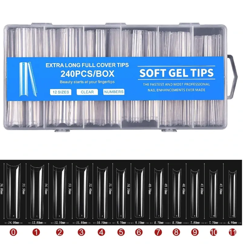 Set de 300  y 240 uñas de gel