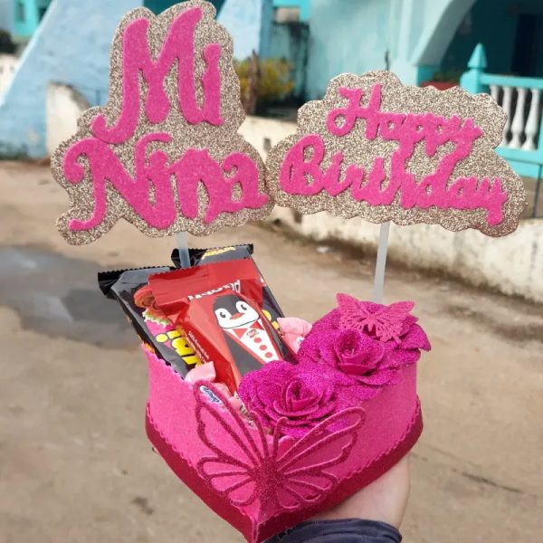Regalo personalizado en forma de corazon