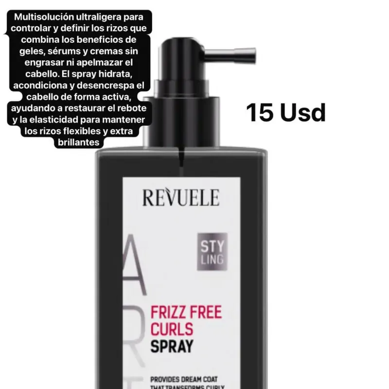 SPRAY PARA RIZOS SIN FRIZZ