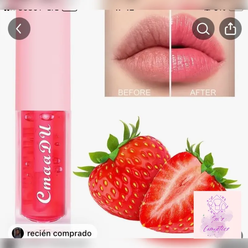 Esmalte o tinta de labios