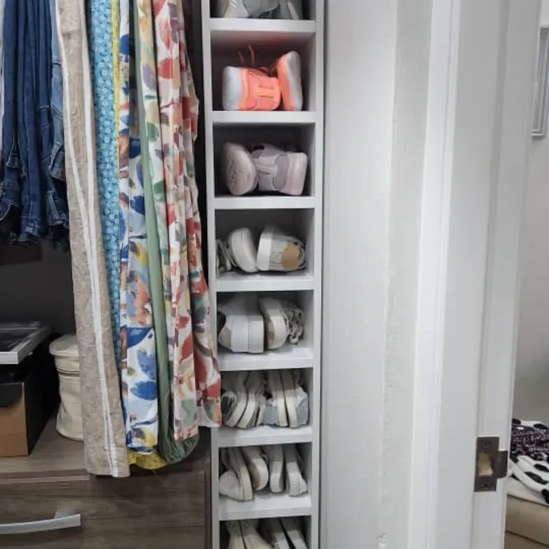 Organizador vertical con divisiones para closet vestidor (Por Encargo)