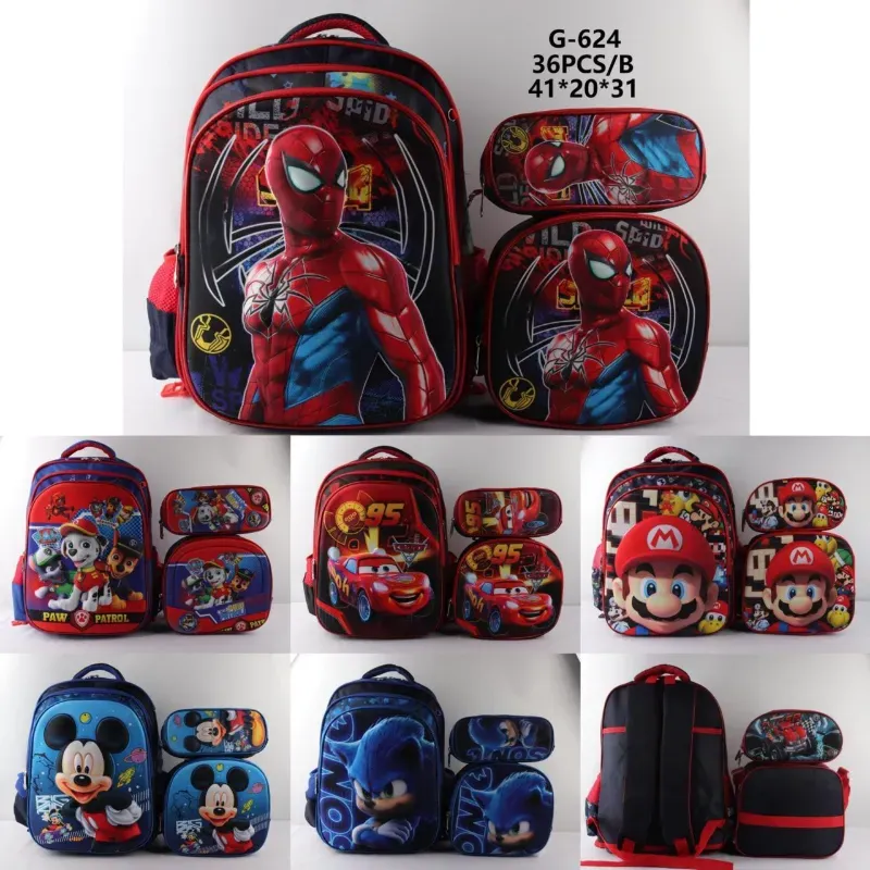 Set de Mochila de 3 pizas