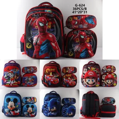 Set de Mochila de 3 pizas