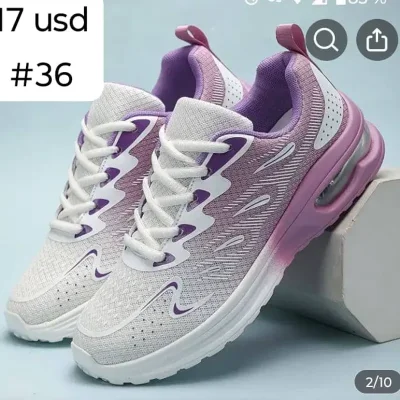 Tenis degradados morados