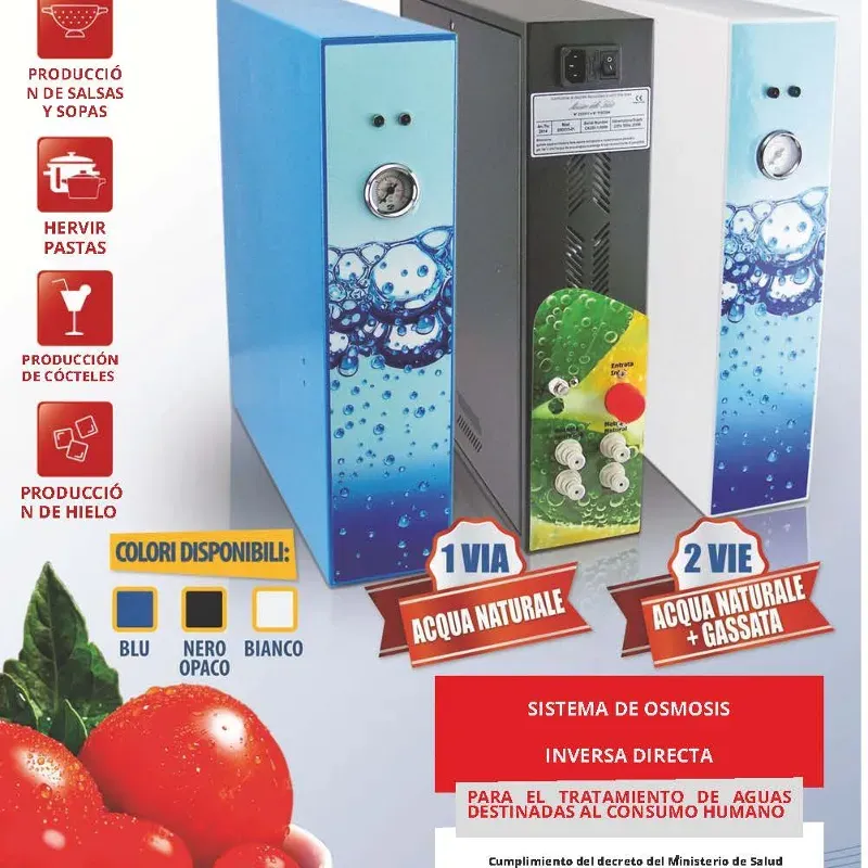 PURIFICADORE DE ACUA A ÓSMOSIS INVERSA DIRECTA