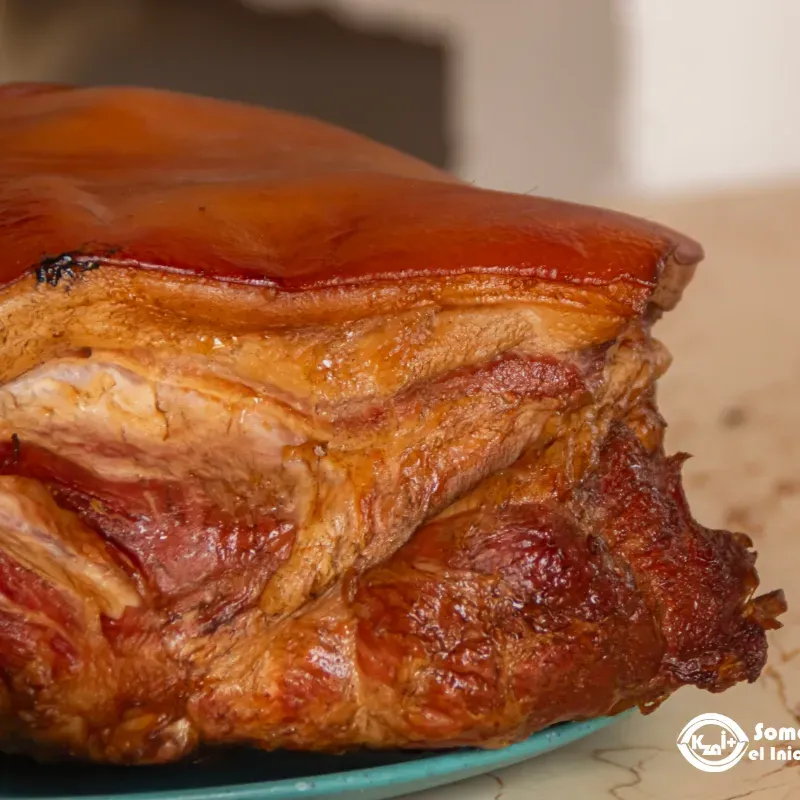 Carne de cerdo ahumada por libra