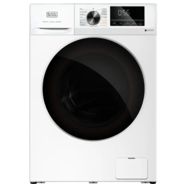 Lavadora automática Black Decker 12 kg con secado al vapor