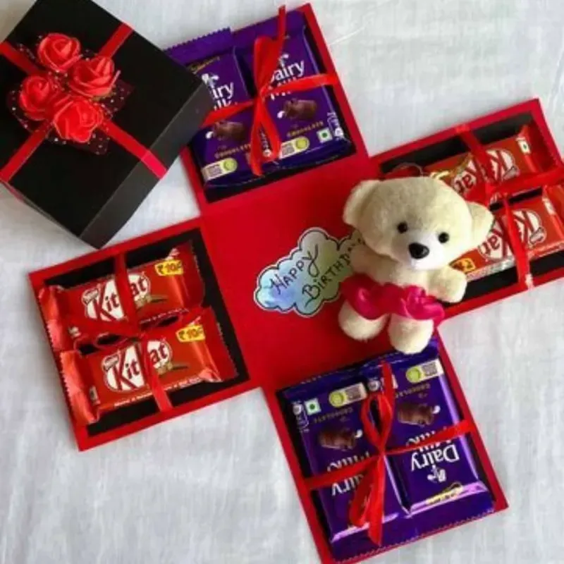 Caja sorpresa chocolatera