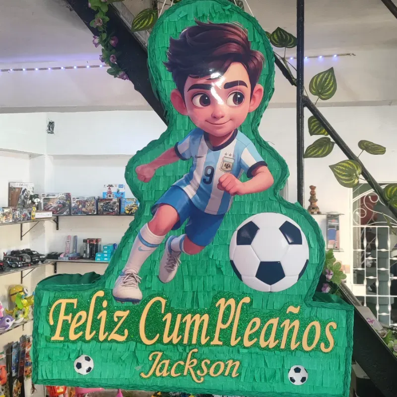 Piñata de fútbol
