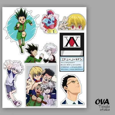  Pack de stickers Hunter X Hunter