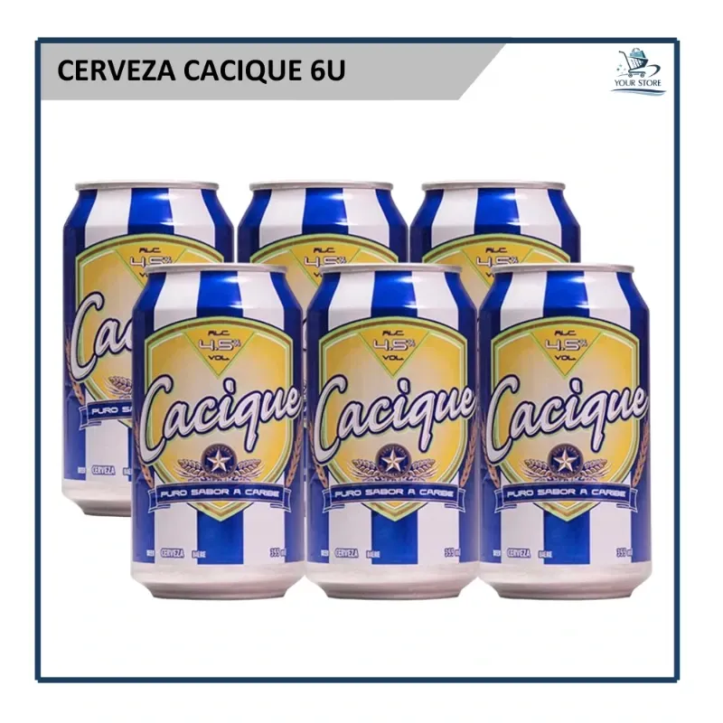 Cerveza Cacique (6u)