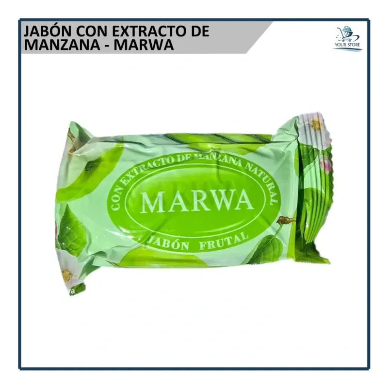 Jabón Frutal de Manzana - Marwa (100g)