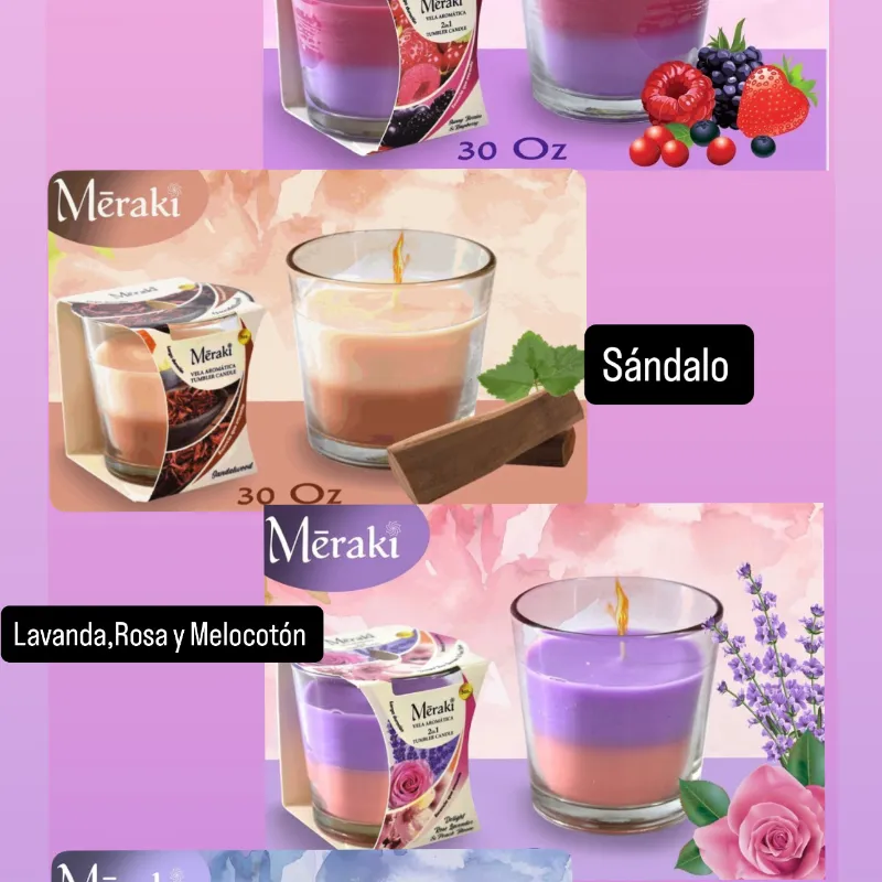 Vela aromática/Meraki