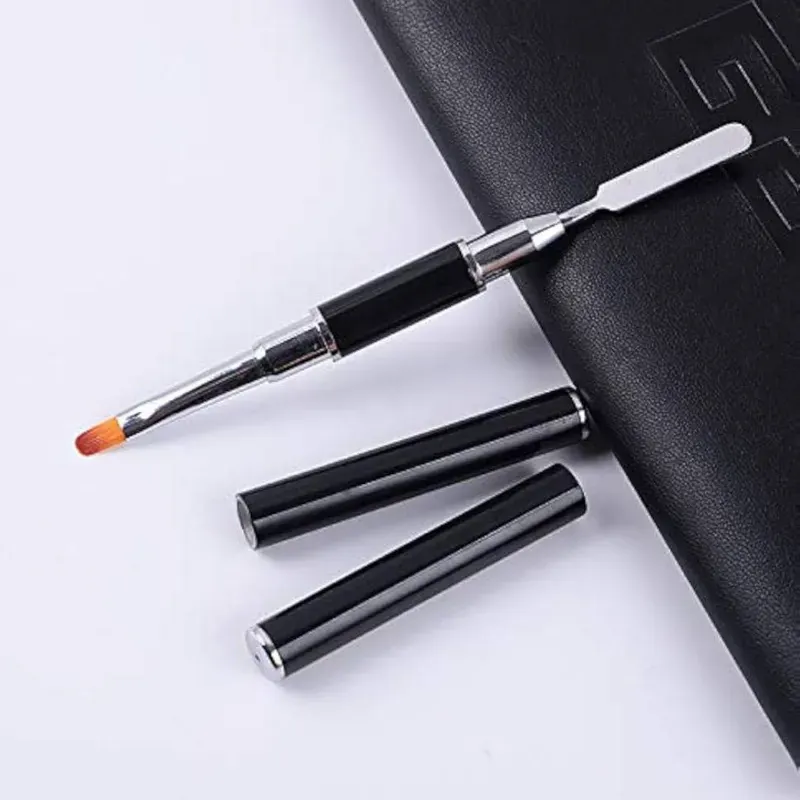 Pincel JR con tapa, para poligel y gel de construcción.