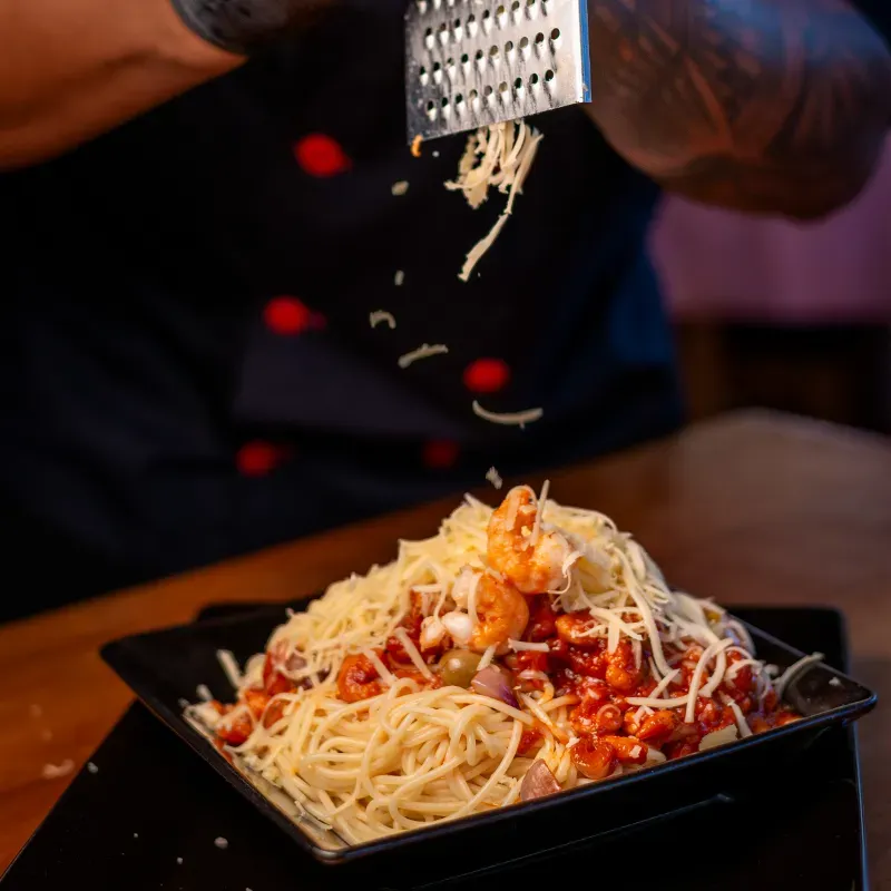 ESPAGUETIS DE CAMARÓN 