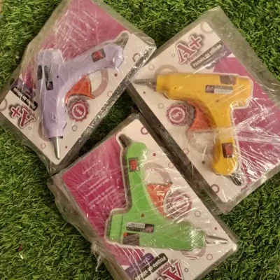 Pistola de silicona con interruptor