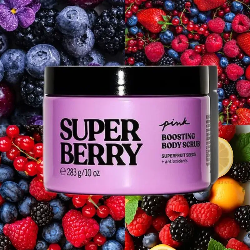 Victoria 's Secret Pink Super Berry exfoliante corporal