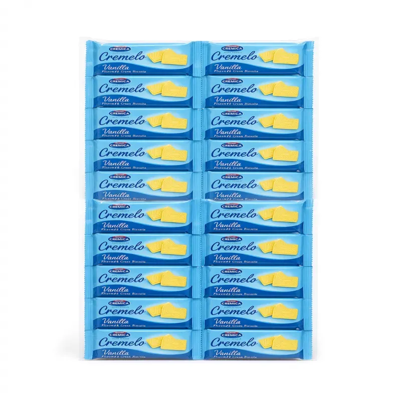 Galletas con crema sabor vainilla Cremelo