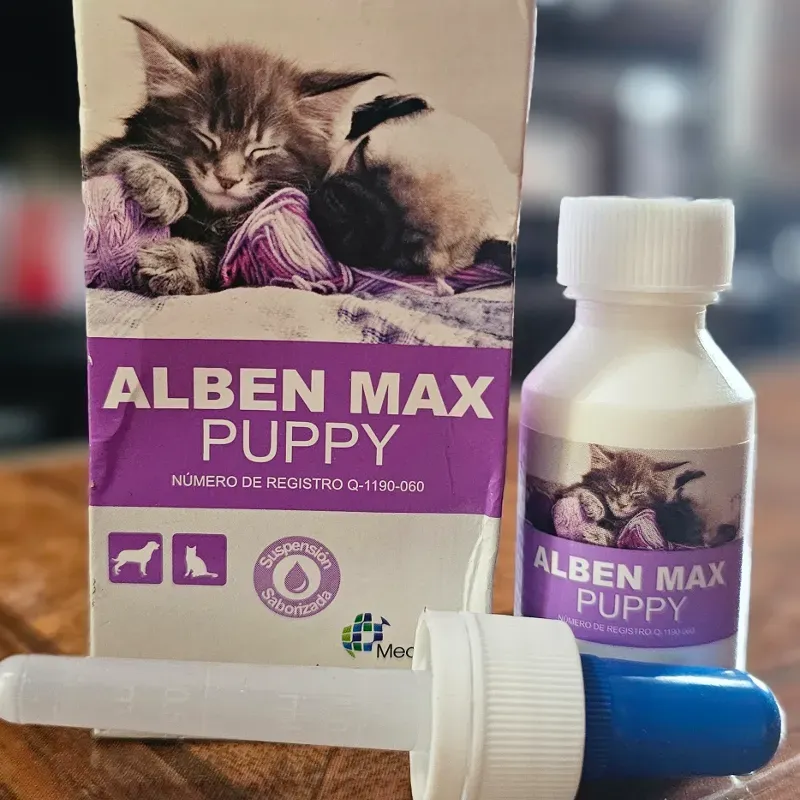 ALBEN MAX PUPPY 20 ML (Albendazol, Pamoato de Pirantel)