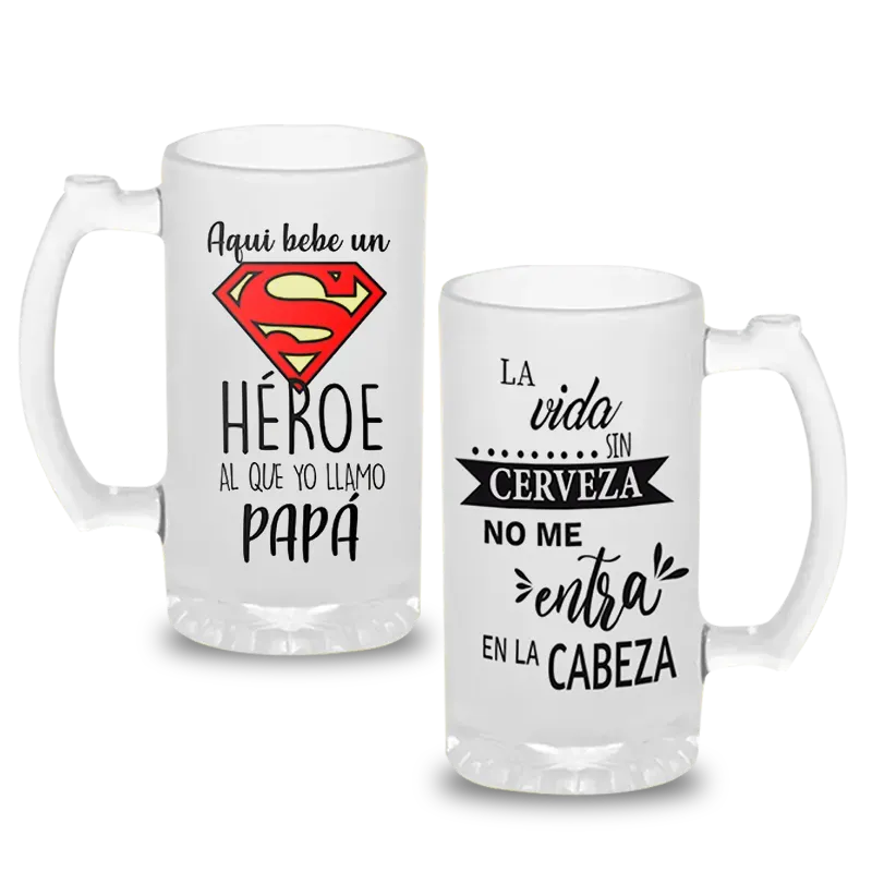 JARRA NEVADA DE CERVEZA