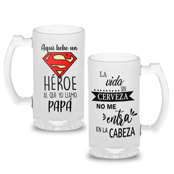 JARRA NEVADA DE CERVEZA
