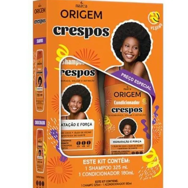 Shampoo + Condicionador Origem Cachos 325ml + 180ml