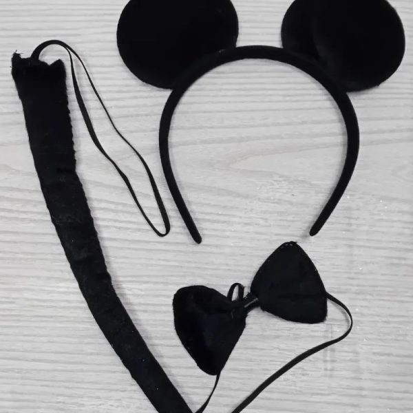 Set Orejas y cola Mickey y Minnie