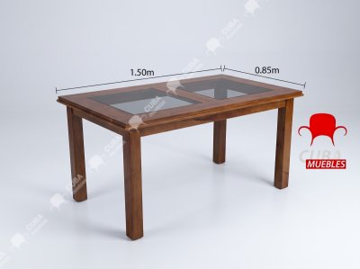 Comedor  Torres 6 sillas natural