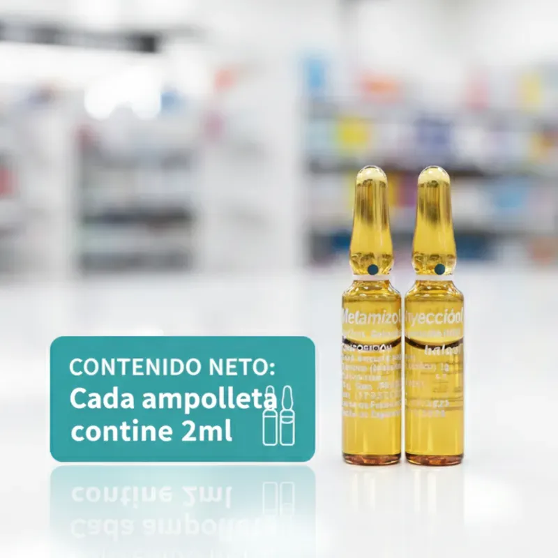 METAMIZOL INYECTABLE 2ML (VENCE 11-26)