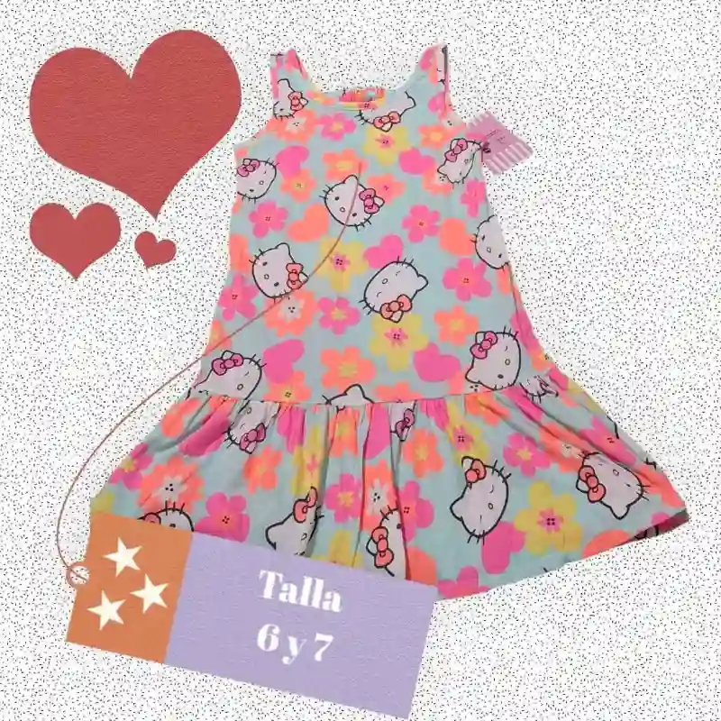 Vestido Hello Kitty