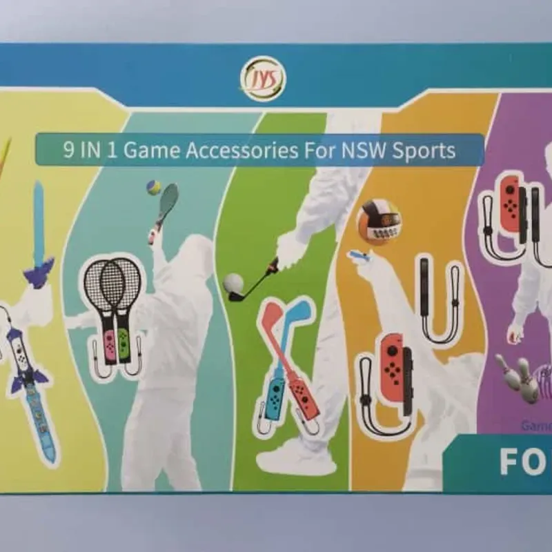 9 en 1 Accesorios de juegos y deporte para N-S