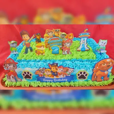 Cake de bandeja rectangular