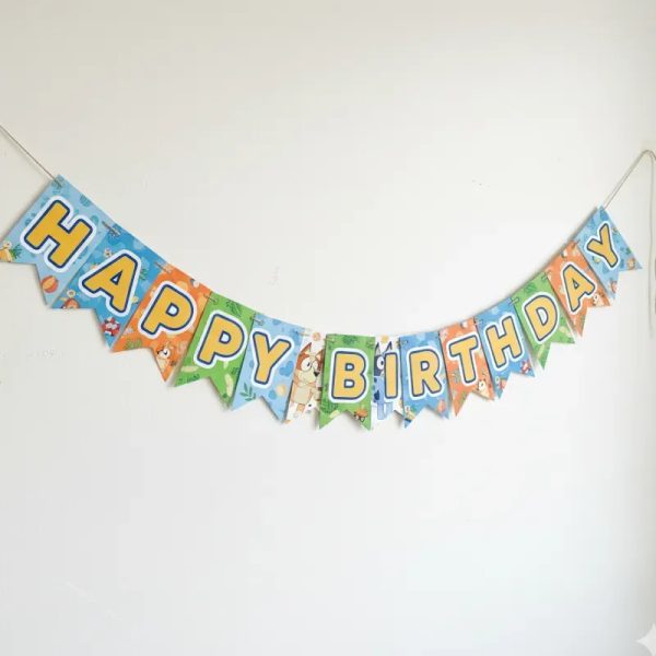 Banderín Happy birthday temático