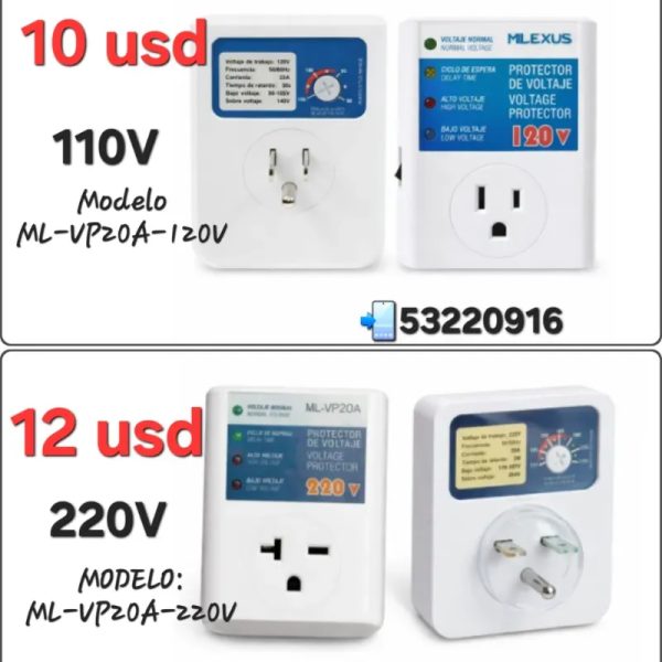 Regulador de Voltaje Milexus 110V y 220V