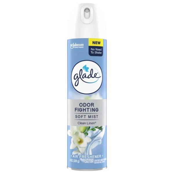 Ambientador en aerosol Glade Soft Mist Clean Linen