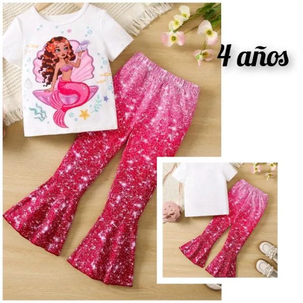 Conjunto sirena niña