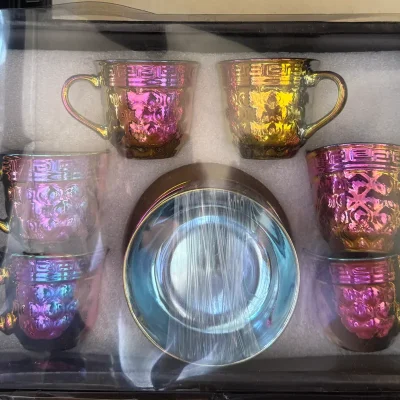 Tasas de café tornasol