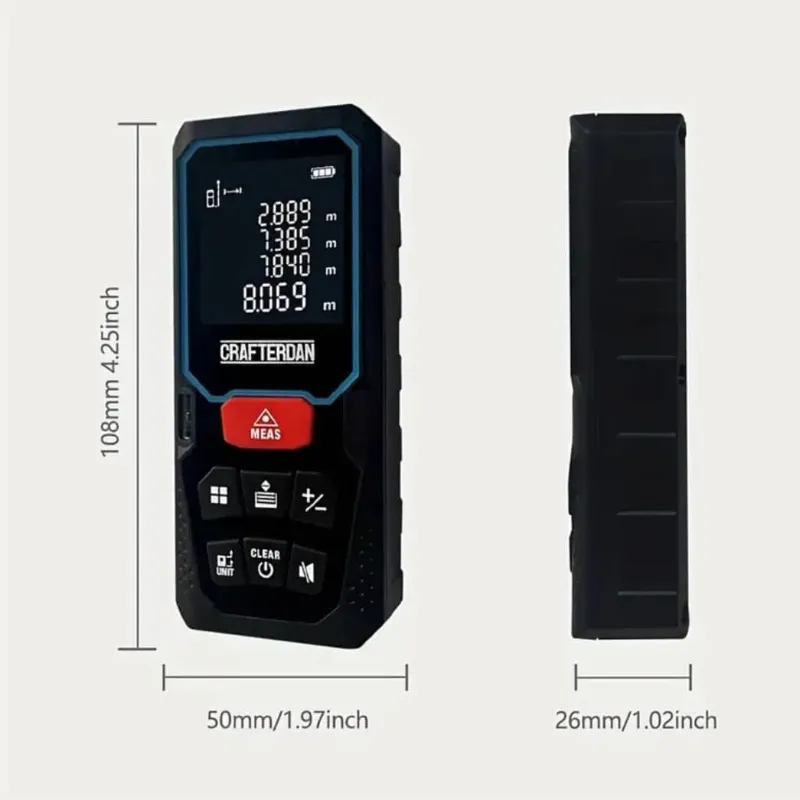 Medidor de distancia láser Infrarrojo