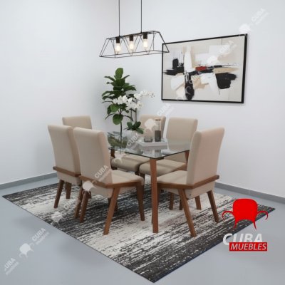Comedor Mónaco 6 sillas