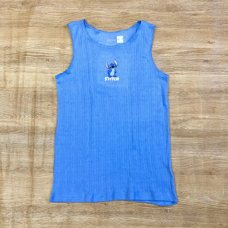 Camiseta de Stitch color azul