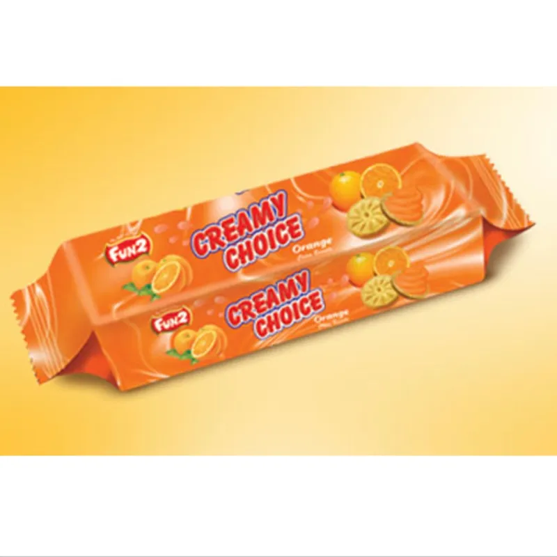 galletas sándwich de crema con sabor a naranja