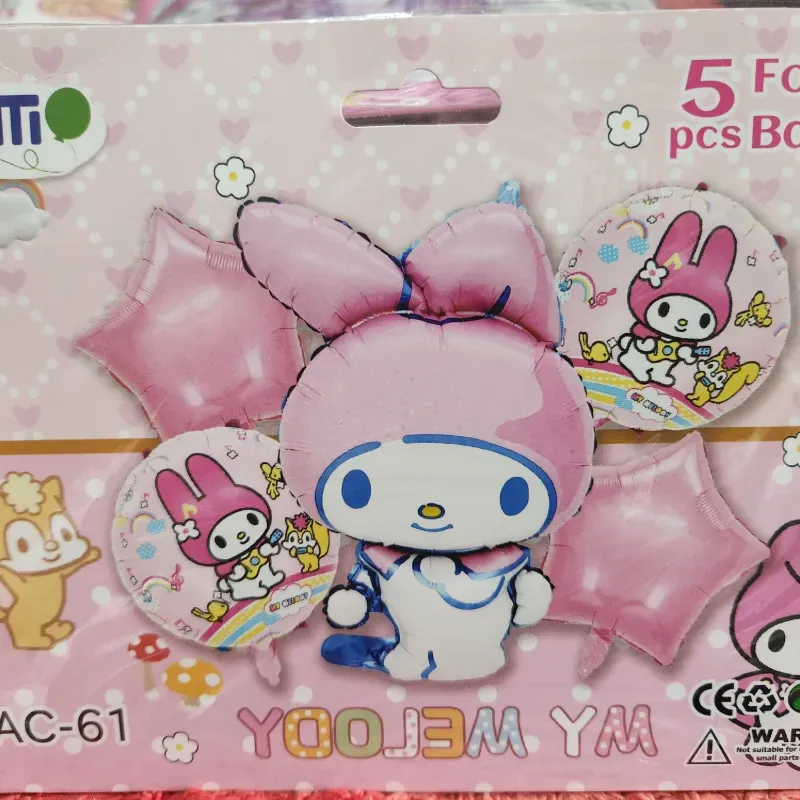 Set de 5 globos inflables MELODY