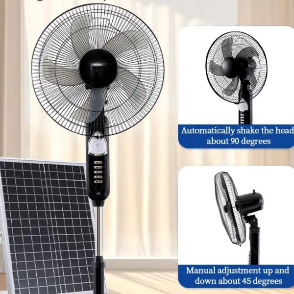 Ventilador de Pie Solar