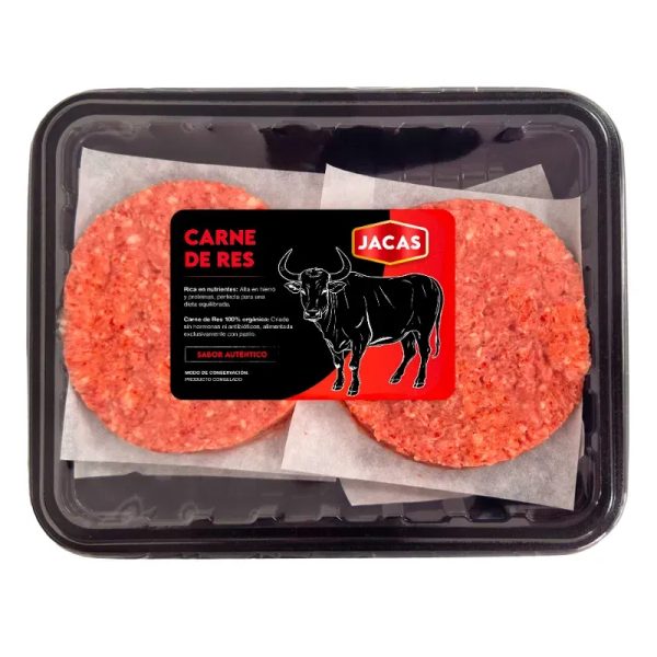 Hamburguesa de res Jacas