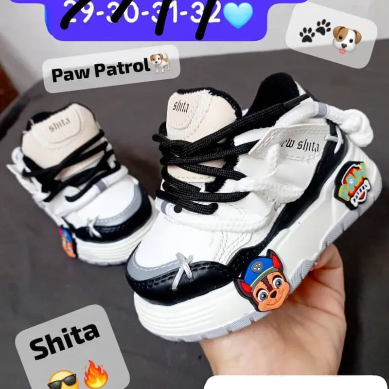 ADIDAS SHITA BLANCO Y NEGRO PAW PATROL