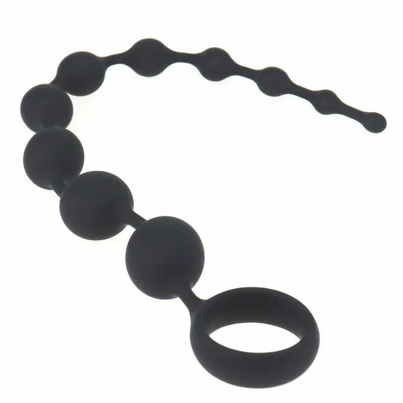 Bolas anales de silicona flexible